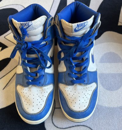 1999 Nike Dunk High Le Kentucky Blue White - Vintage - Used