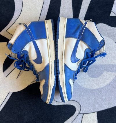 1999 Nike Dunk High Le Kentucky Blue White - Vintage - Used