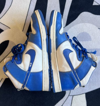 1999 Nike Dunk High Le Kentucky Blue White - Vintage - Used