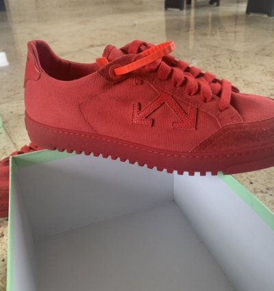 2 0 Low Top Red Sneakers