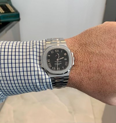 Patek Philippe Nautilus Jumbo Power Reserve 42mm Completo