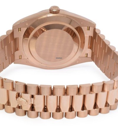 Rolex Day-date 40 New Rolex Day-date 40 President 18k Rose Gold Slate Ombre Watch 24 228235