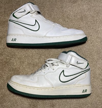 2001 Nike Air Force 1 High Soldier Celtics Green White 90s