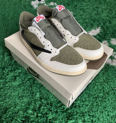 Jordan 1 Low Travis Scott Medium Olive