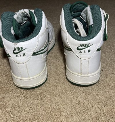 2001 Nike Air Force 1 High Soldier Celtics Green White 90s