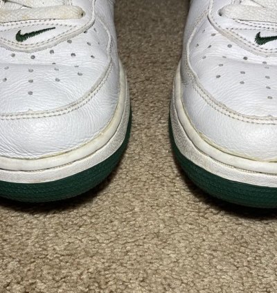 2001 Nike Air Force 1 High Soldier Celtics Green White 90s
