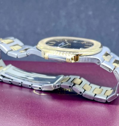 Patek Philippe Nautilus Jumbo Steel Gold Box Papers 1980