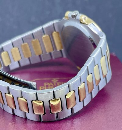 Patek Philippe Nautilus Jumbo Steel Gold Box Papers 1980