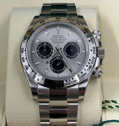 Rolex Daytona New 2022 Daytona 116509 White Gold Silver Ghost