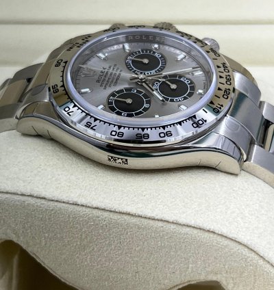 Rolex Daytona New 2022 Daytona 116509 White Gold Silver Ghost