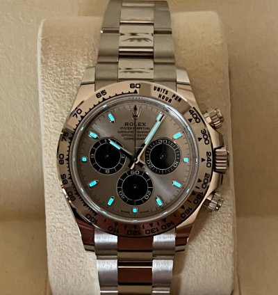 Rolex Daytona New 2022 Daytona 116509 White Gold Silver Ghost