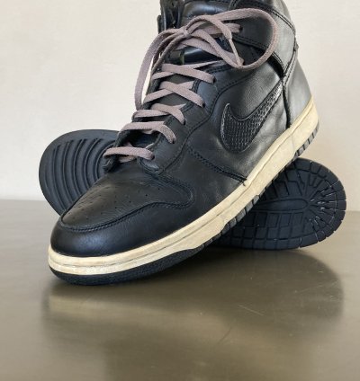 2001 Nike Dunk Hi Plus Stussy 302763-001 Vintage Us10
