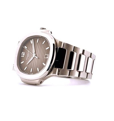 Patek Philippe Nautilus Lady 35 Mm Grey Dial 7118 1a-011 Very Good Condt Incl Invoice Germ 2022