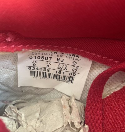 2001 Nike Dunk Low Patent Leather Varsity Red Eu