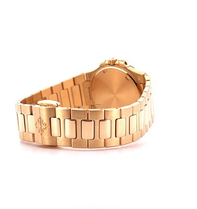 Patek Philippe Nautilus Lady 7010 Ros Gold Diamonds Service 2025 Brown Dial Full Set Germany 2011