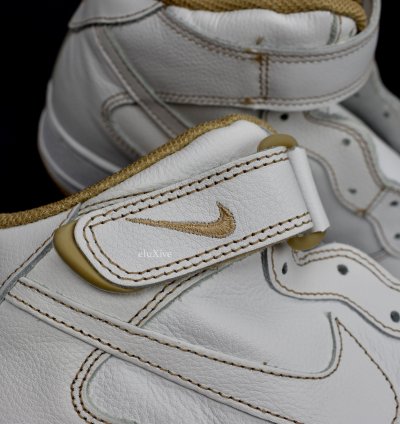 2002 Air Force 1 Mid White Cane Contrast Stitch Ds