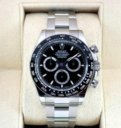 Rolex Daytona New 2024 Cosmograph Daytona 40mm 126500ln Oystersteel Black Dial With Oyster Bracelet