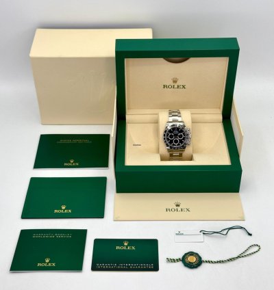 Rolex Daytona New 2024 Cosmograph Daytona 40mm 126500ln Oystersteel Black Dial With Oyster Bracelet
