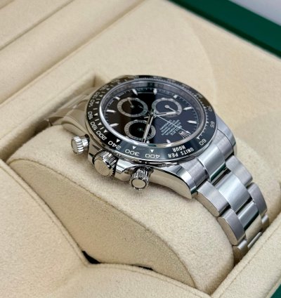Rolex Daytona New 2024 Cosmograph Daytona 40mm 126500ln Oystersteel Black Dial With Oyster Bracelet