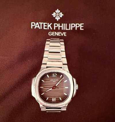 Patek Philippe Nautilus Lady Quadrante Antracite Full Set
