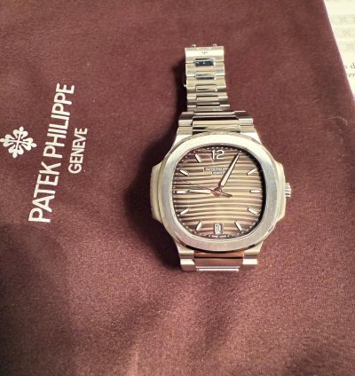 Patek Philippe Nautilus Lady Quadrante Antracite Full Set