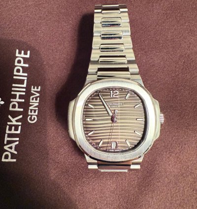 Patek Philippe Nautilus Lady Quadrante Antracite Full Set
