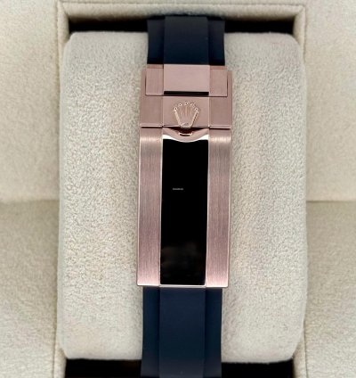 Rolex Daytona New 2024 Cosmograph Daytona 40mm 126515ln Rose Gold Oysterflex Black Dial