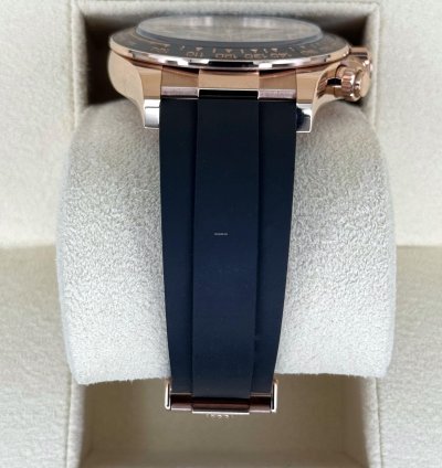 Rolex Daytona New 2024 Cosmograph Daytona 40mm 126515ln Rose Gold Oysterflex Black Dial