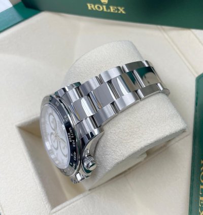 Rolex Daytona New 2024 Daytona 126500ln Stainless Steel Cosmograph 40mm White Panda Ceramic Bezel