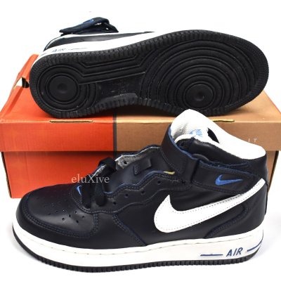 2003 Nike Air Force 1 Mid Dark Obsidian Varsity Blue Ds