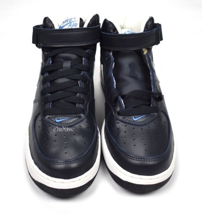 2003 Nike Air Force 1 Mid Dark Obsidian Varsity Blue Ds
