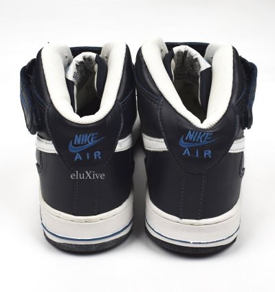 2003 Nike Air Force 1 Mid Dark Obsidian Varsity Blue Ds