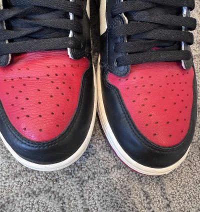 Jordan 1 Retro High Bred Toe 2018