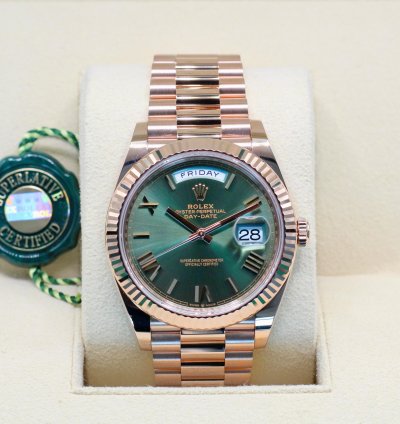 Rolex Day-date 40 Olive Green - New - Fullset
