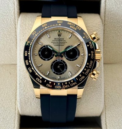 Rolex Daytona New 2024 Daytona 40mm 126518ln Gold Oysterflex Pikachu Dial