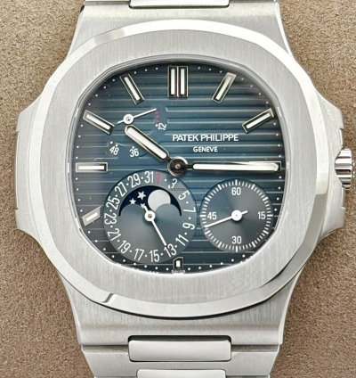 Patek Philippe Nautilus Mint Blue Dial Stainless Steel
