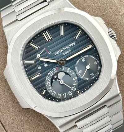 Patek Philippe Nautilus Mint Blue Dial Stainless Steel