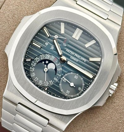 Patek Philippe Nautilus Mint Blue Dial Stainless Steel