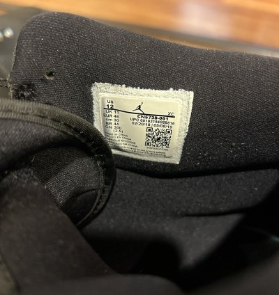 Jordan 1 Retro High Comme Des Garcons Black