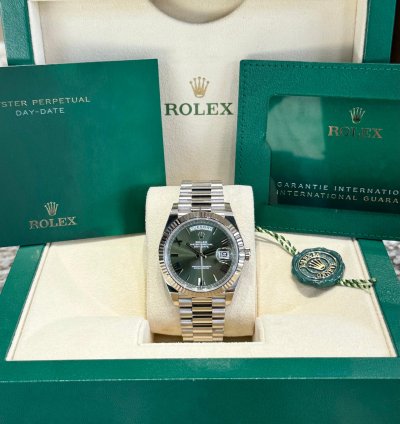 Rolex Day-date 40 Olive Green 2022 Full Set