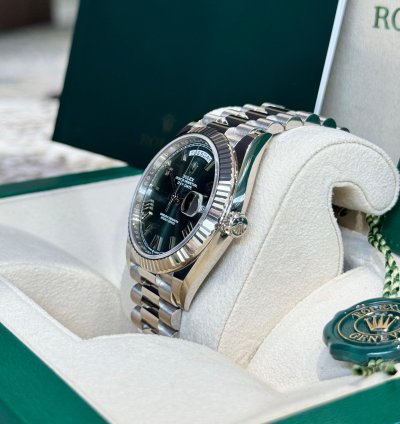 Rolex Day-date 40 Olive Green 2022 Full Set