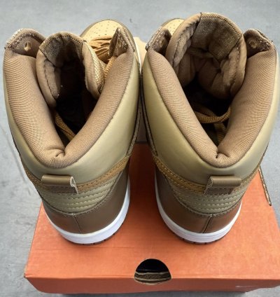 2003 Nike Dunk High Hay Maple Taupe