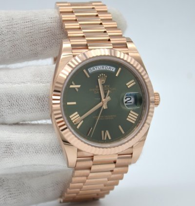 Rolex Day-date 40 Olive Green Dial