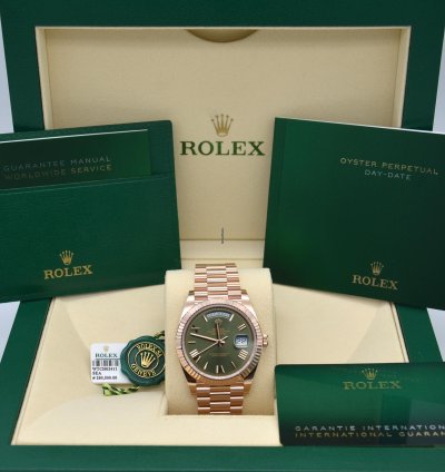 Rolex Day-date 40 Olive Green Dial