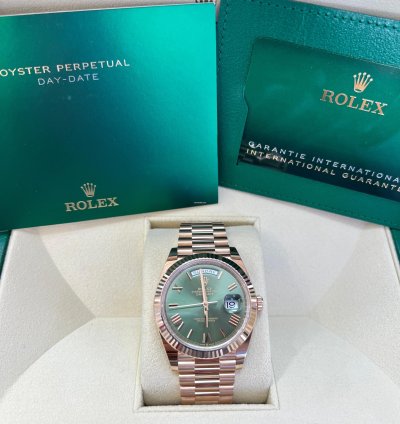 Rolex Day-date 40 Olive Green Dial