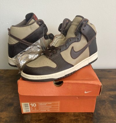 2003 Nike Dunk High Khaki Baroque