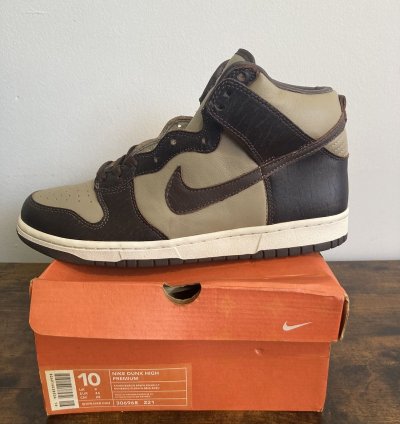 2003 Nike Dunk High Khaki Baroque