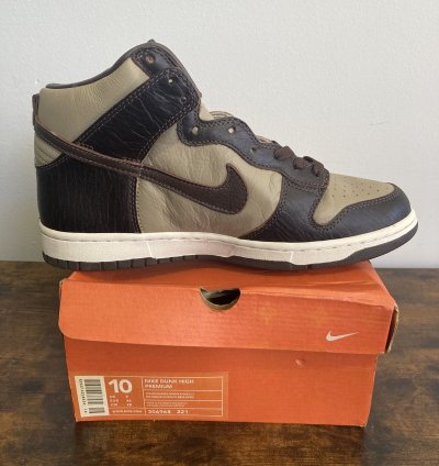 2003 Nike Dunk High Khaki Baroque