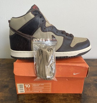 2003 Nike Dunk High Khaki Baroque