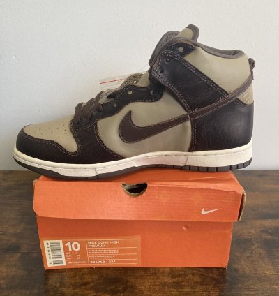 2003 Nike Dunk High Khaki Baroque
